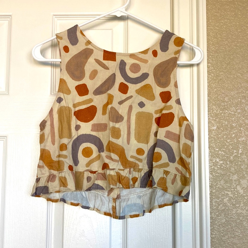 Rylee and Cru Oceanside Abstract Top